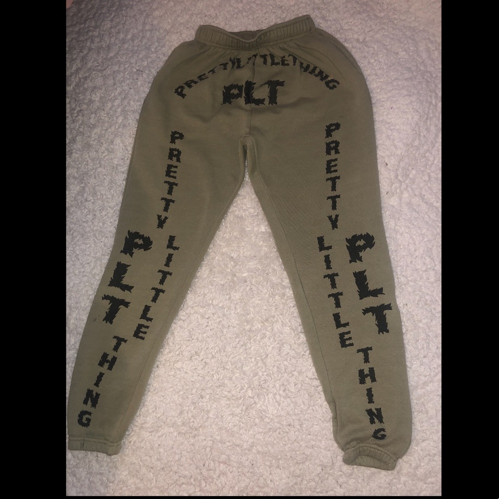 PLT Green sage joggers